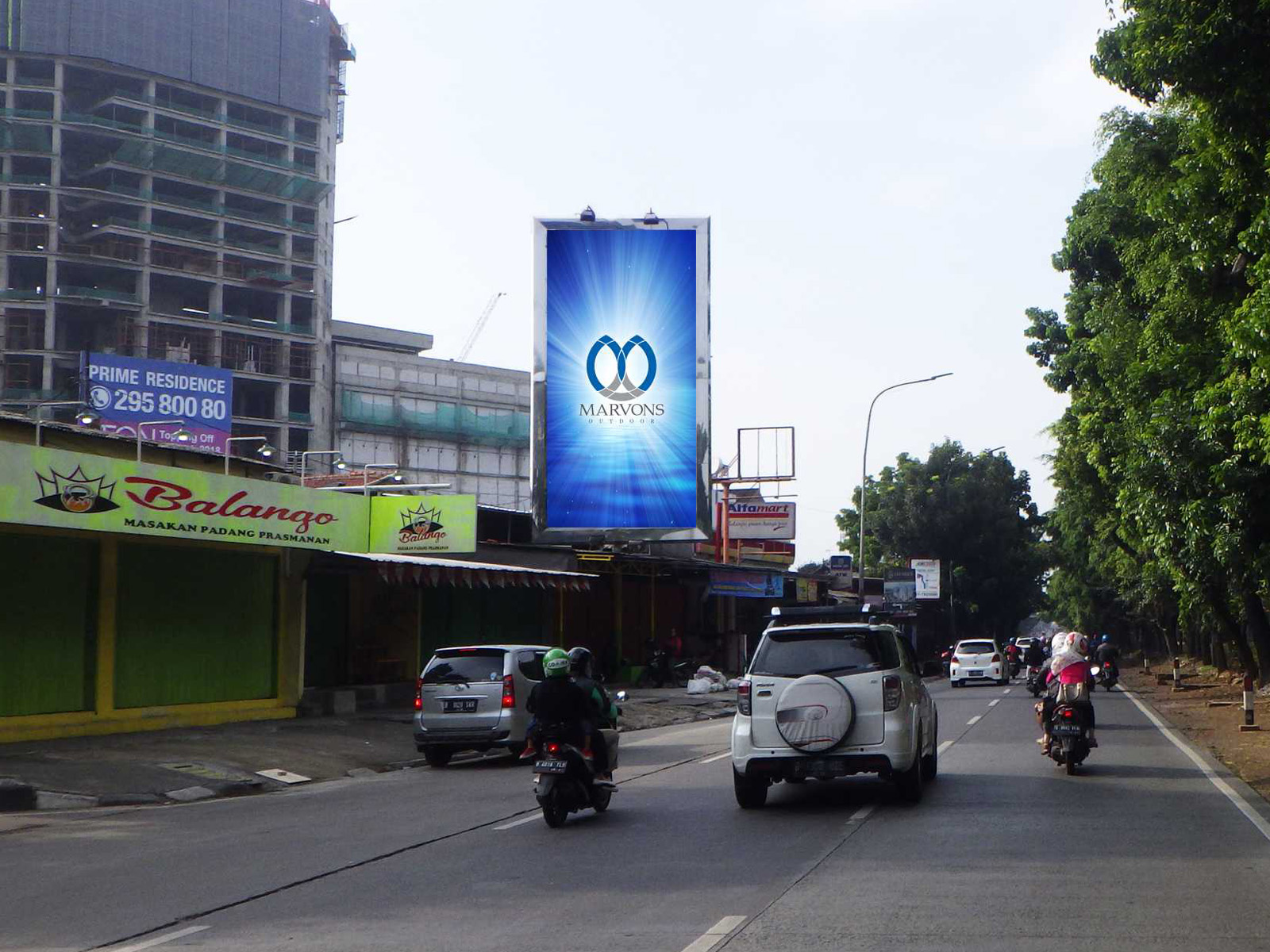 Tanjung Barat (MV 132) -  4 m x 8 m x 1 mk Vertikal