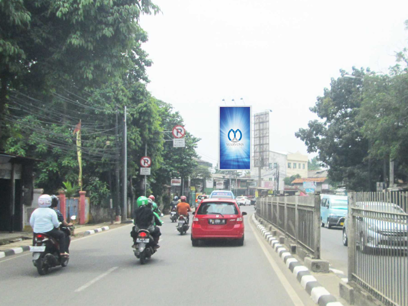 Raya Bogor Kramat Jati (MV 109) - 5 m x 10 m x 1 mk Vertikal